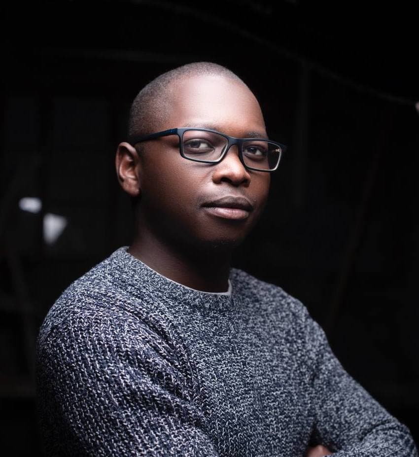 Front of men's Basic Tee in black.